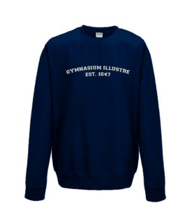 Megztinis su užrašu